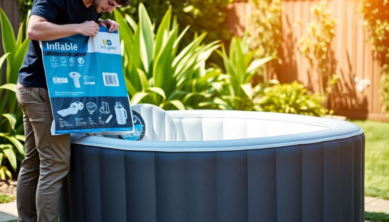 D&eacute;baller et assembler votre spa gonflable