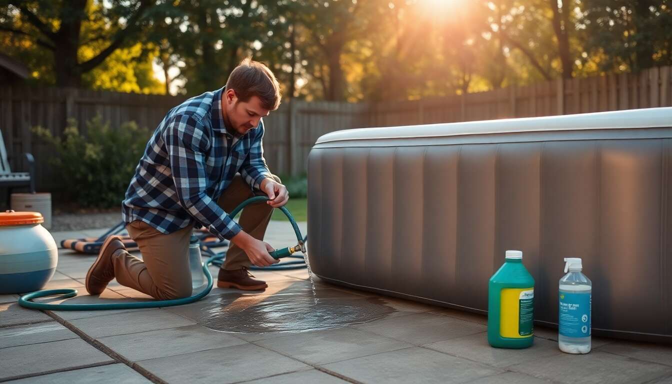 Les erreurs &agrave; &eacute;viter lors du changement d'eau d'un spa