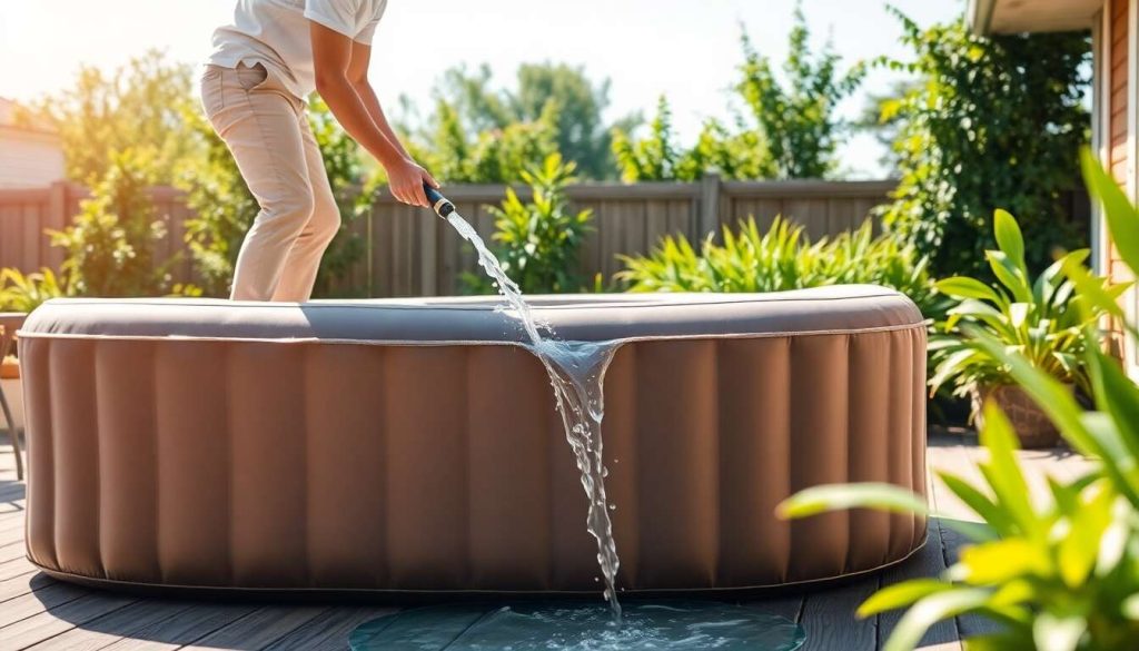 Comment vider efficacement un spa gonflable ?