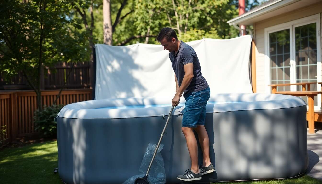 Quand et pourquoi vider son spa gonflable