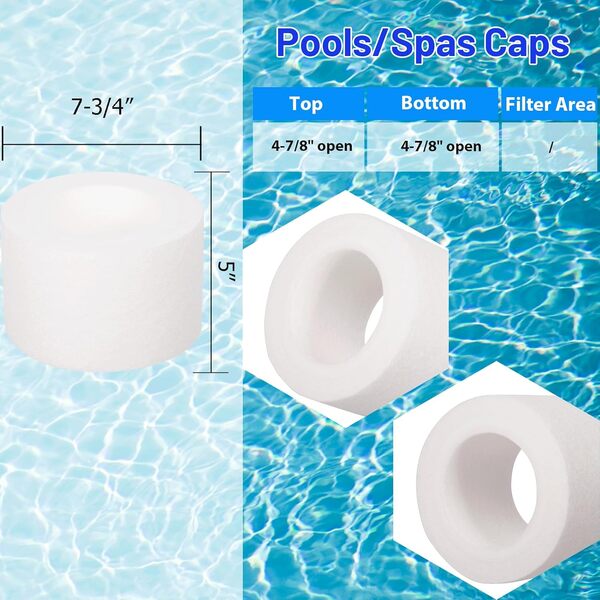 HANXER 6540-502 Cartouche de filtre pour jacuzzi Filbur FC-2812, Sundance Series 850 780 6540-502, PPS750, Darlly PP2002, pré-filtre intérieur jetable pour piscine et spa