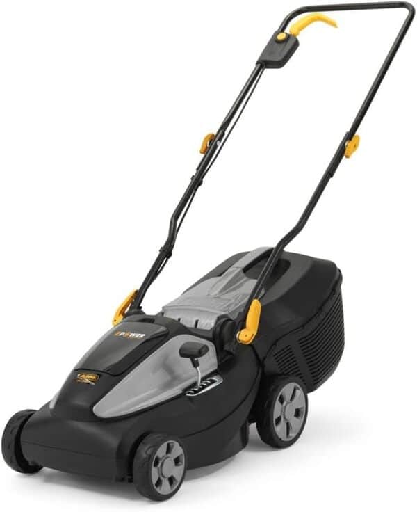 Alpina Tondeuse sans Fil AL1 3420 Li Kit, 34cm Largeur de Coupe, avec 2 Batteries 20V (2Ah) et Chargeur