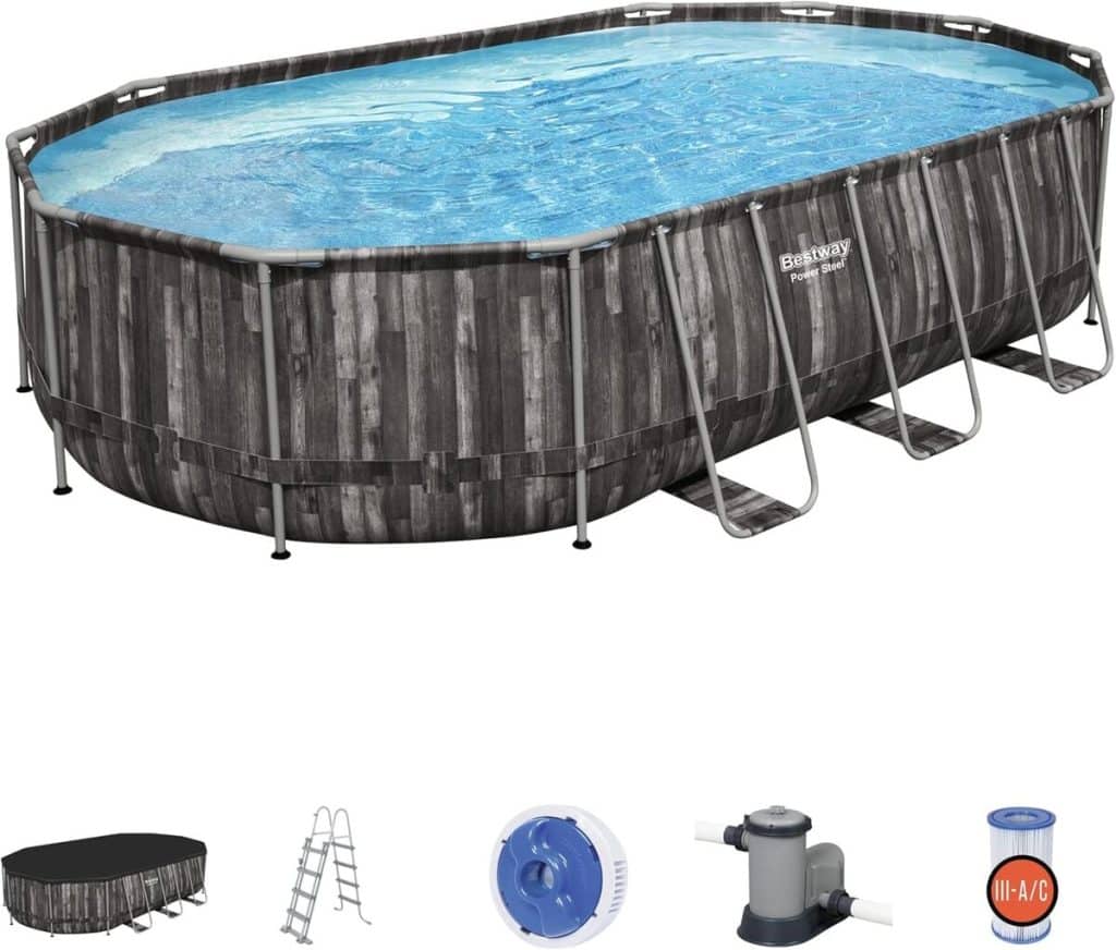 Test de la piscine Bestway Power Steel™ : élégance et praticité