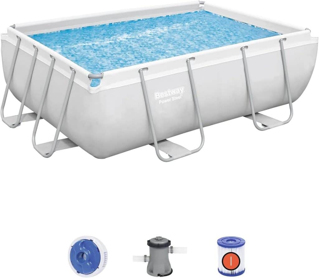 Test de la piscine hors sol Bestway Power Steel : dimensions et performances en détail