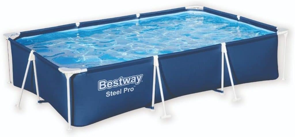 Test de la piscine hors sol Bestway Steel Pro rectangulaire