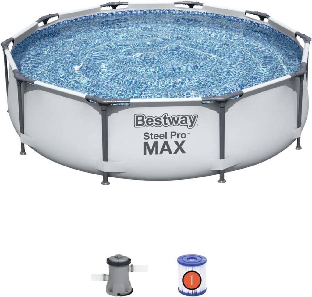 Test de la piscine ronde Bestway Steel Pro Max 3, 05m