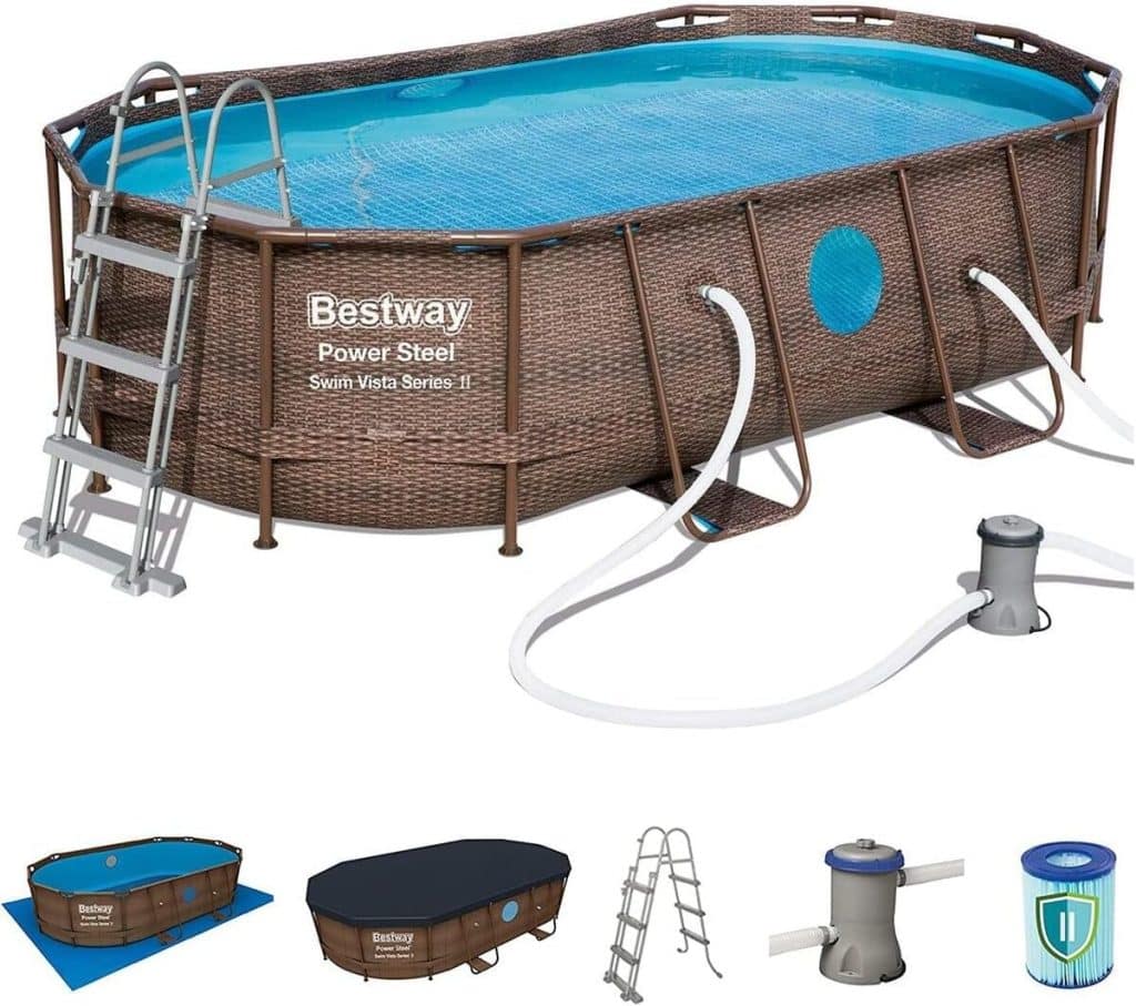 Test de la piscine tubulaire Bestway 4, 27x2, 5x1m
