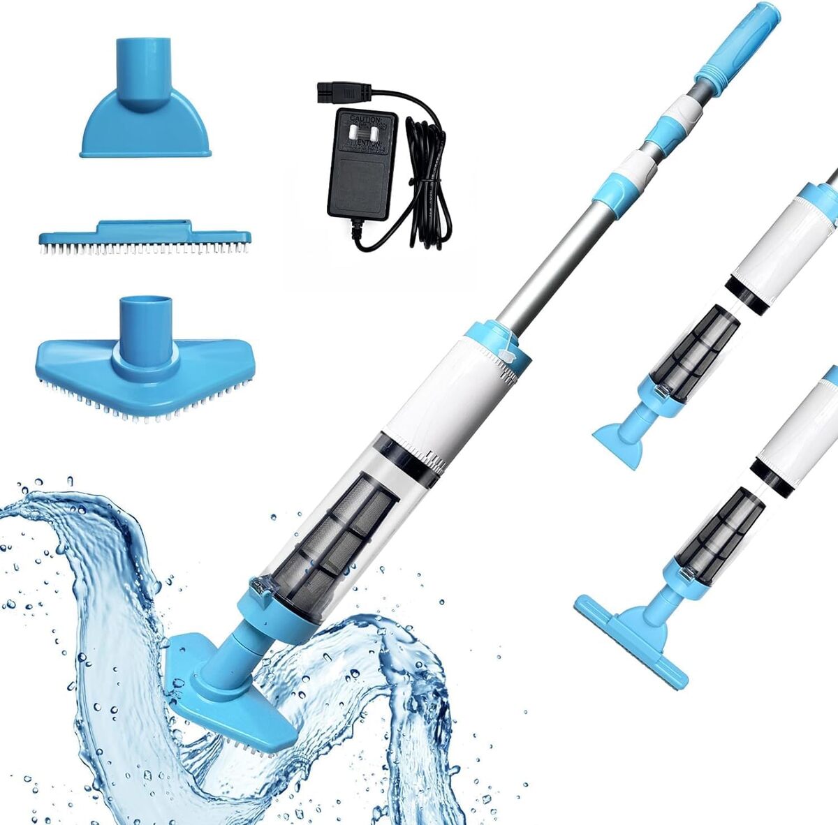 Test de l'aspirateur de piscine sans fil PoolyPoly 3 en 1
