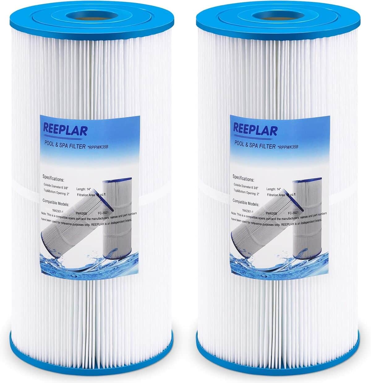Test des filtres REEPLAR PWK35B pour spas Limelight