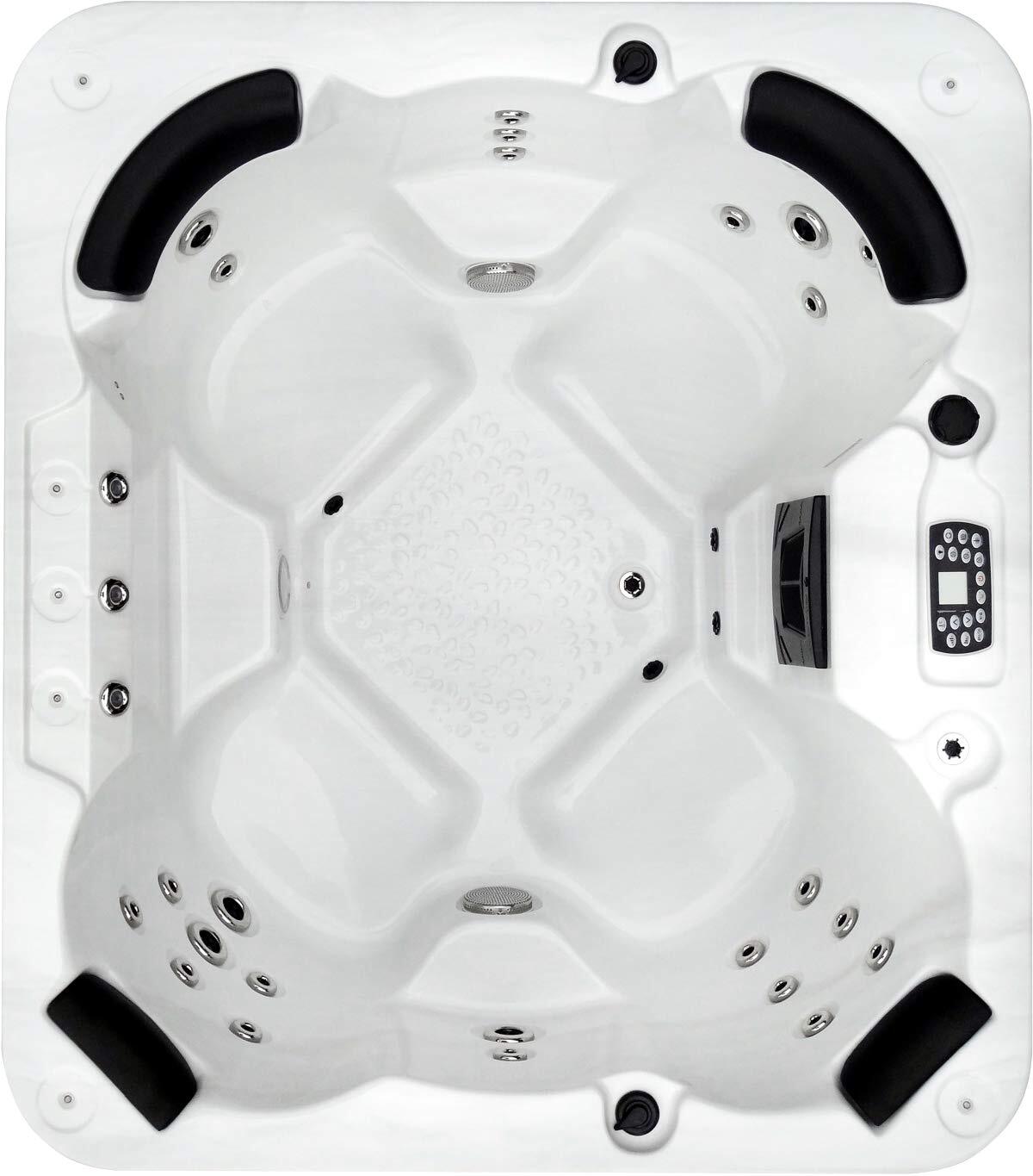 Test du jacuzzi Vasa-Fit Whirlpool W-180 SkyWhite 4 places