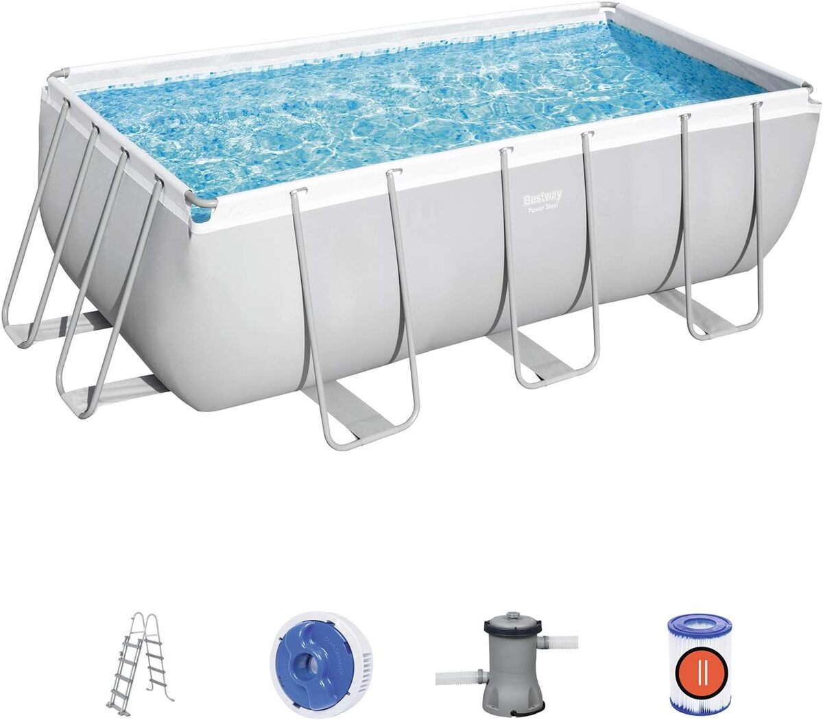Test : piscine Bestway Power Steel 412 x 201 x 122 cm