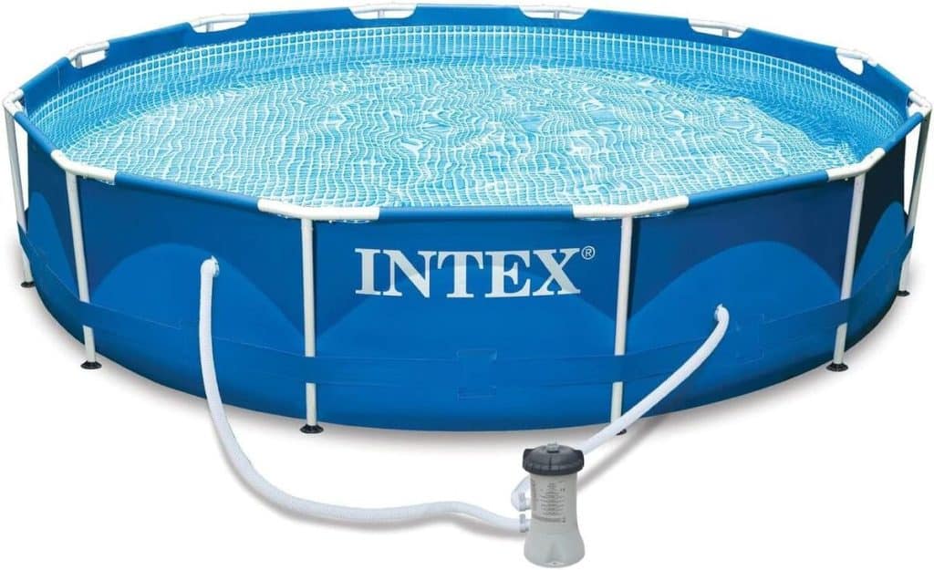 Test piscine Intex hors sol 3, 7 m acier