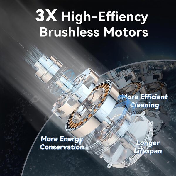 Pondee X5 Robot Piscine Fond et Parois, Ligne d'eau, Aspirateur Piscine sans Fil, Planification Intelligente, Autonomie de 180 Min, 4 Modes, Retour Intelligent, Idéal pour Piscines Enterrées 300 m²