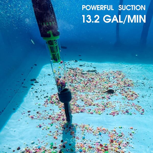 Aspirateur rechargeable 4 en 1 pour piscine et spa – Double mode et système d'entraînement magnétique, filtres à mailles ultra fines de 25 µm pour jacuzzi, petites piscines hors sol – 90 minutes