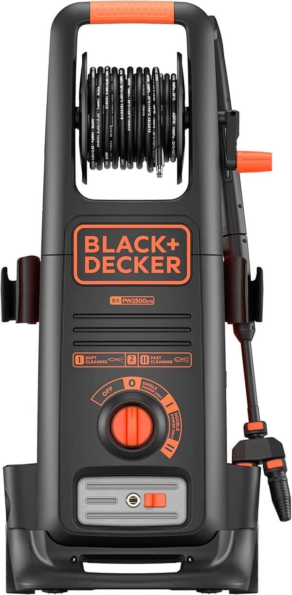 Black+Decker Nettoyeur Haute Pression BXPW2500DTS avec Dualtech System (2500 W, 150 Bar, 810 L/H)
