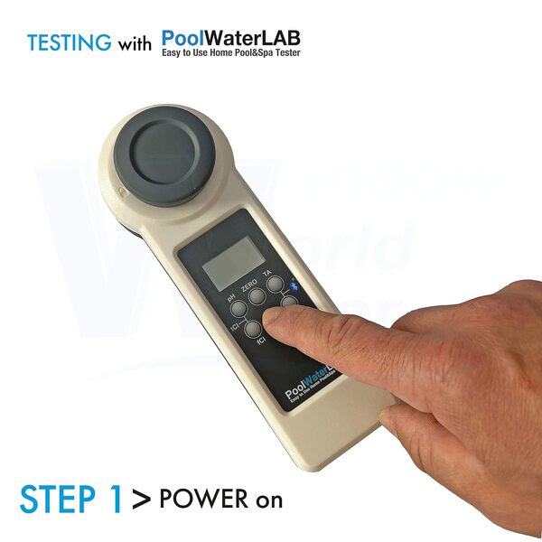 PoolLab 1.0 + accessoires testeur électronique d'eau de piscine