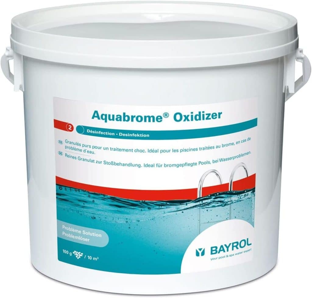 Test Bayrol - Brome Aquabrome 10 kg : solution pool efficace