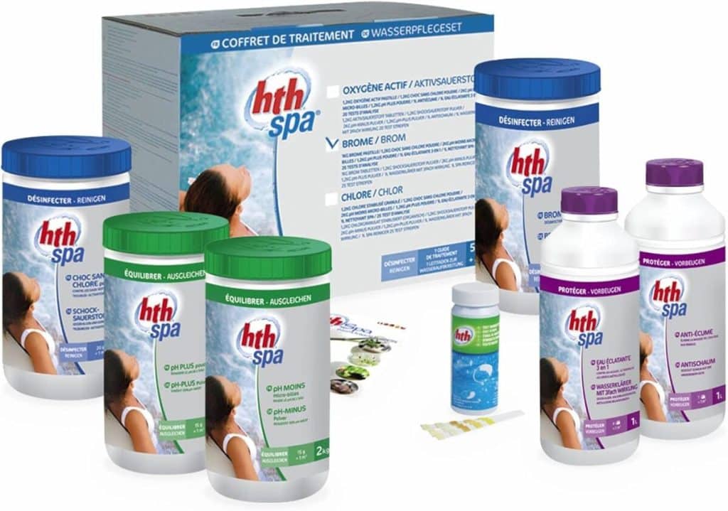 Test : coffret d'entretien HTH Alice's Garden pour spa gonflable