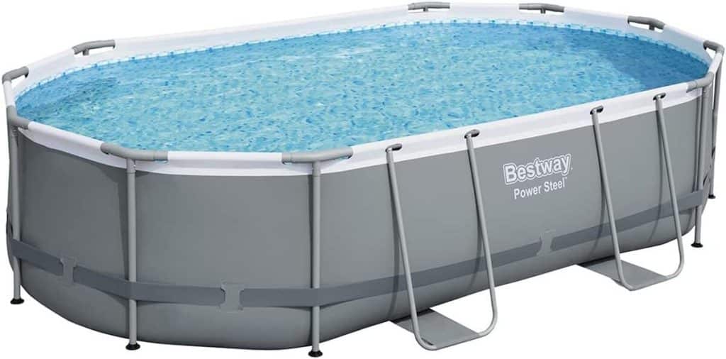 Test de la piscine Bestway cadre en métal ovale avec pompe filtrante