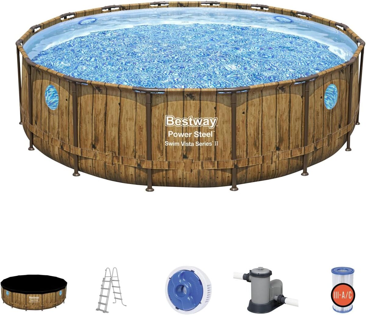 Test de la piscine Bestway Power Steel SwimVista : élégance et solidité