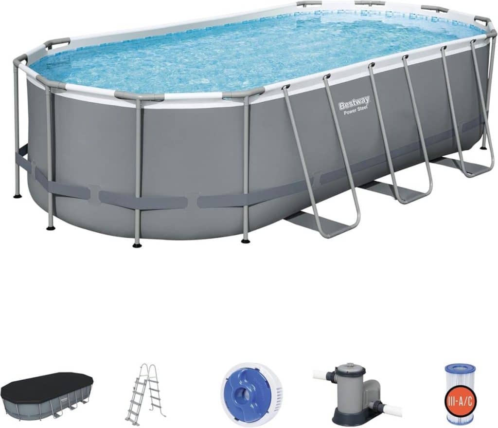 Test de la piscine hors sol Bestway Power Steel : robustesse et détente