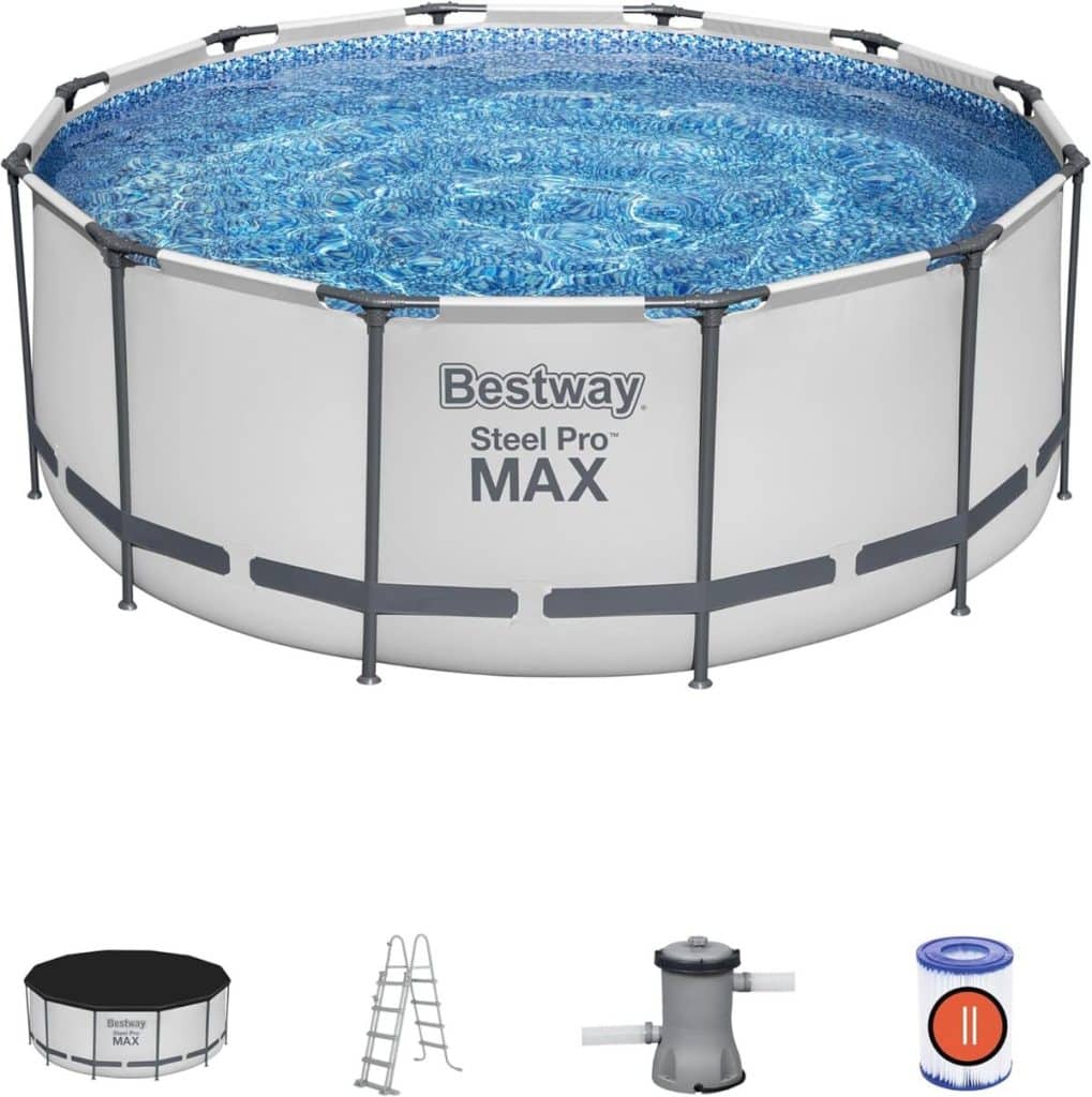 Test de la piscine hors terre ronde Bestway Steel Pro Max 366 x 122 cm