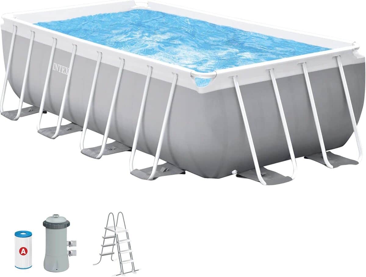 Test de la piscine Intex Prism Frame tubulaire rectangulaire