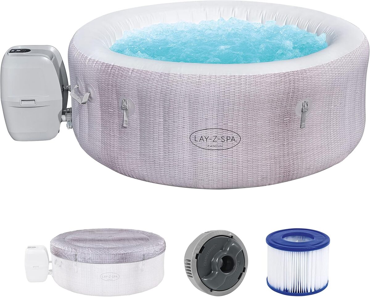 Test du spa gonflable Lay-Z-Spa Cancun : détente à 120 jets d'air