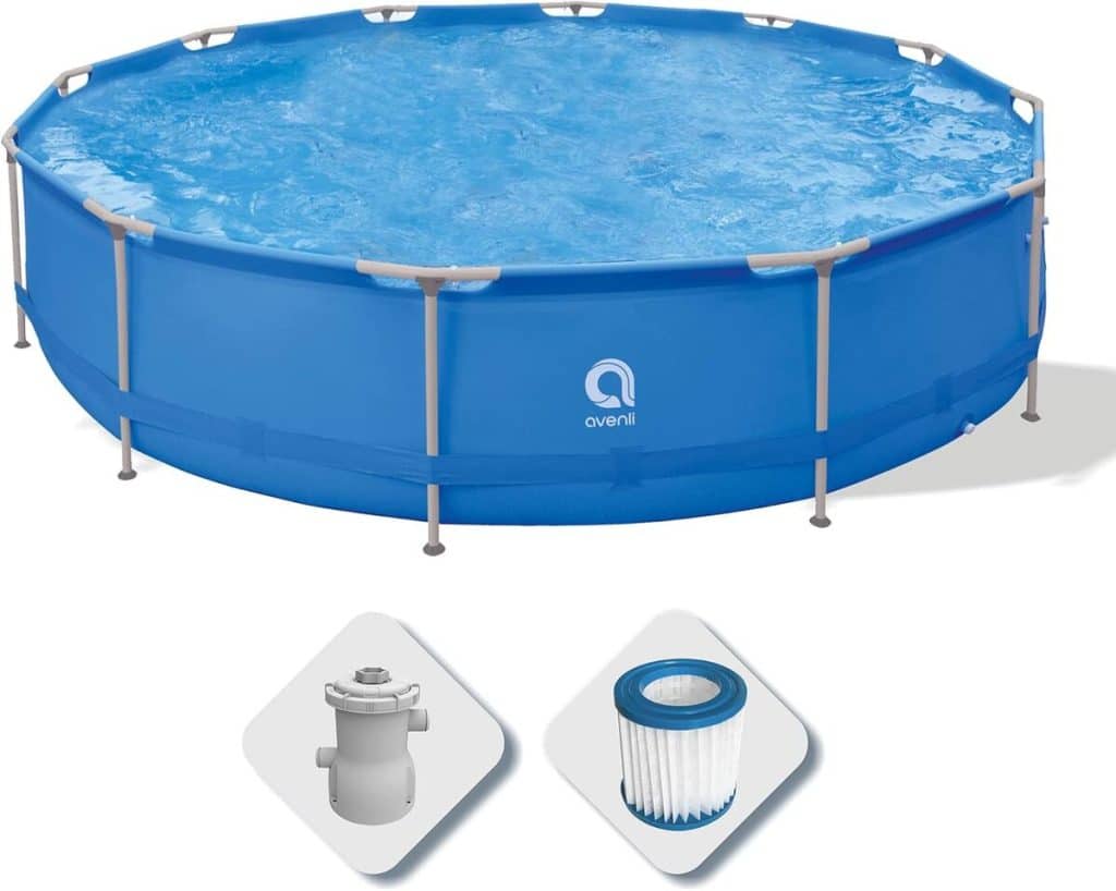 Test : piscine ronde Avenli, bleu et robuste