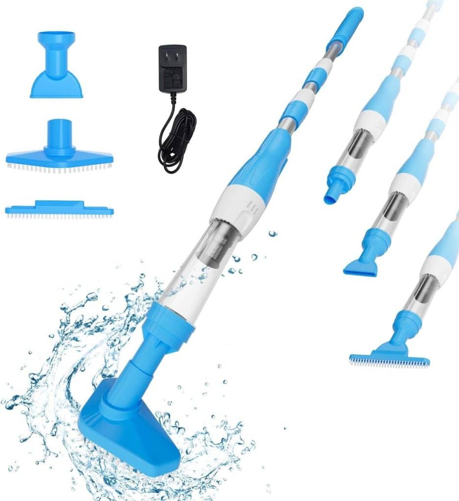 Test : poolyPoly aspirateur de piscine sans fil 3 en 1 orange