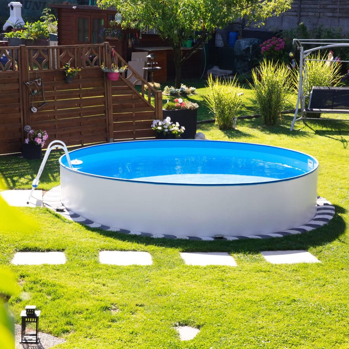 Test Steinbach Nuovo Kit piscine hors-sol acier 450 cm