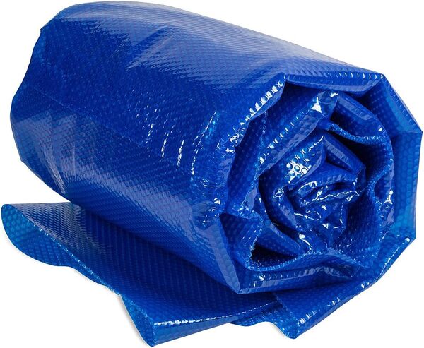 poolomio®, Couverture de Piscine Premium, bâche Solaire 400 mµ comme Chauffage de Piscine, bâche pour Piscine rectangulaire 8 x 4 mètres