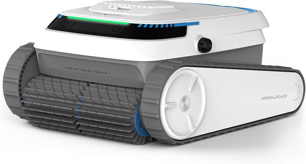 Pool-Royal PC10 Robot de piscine sans fil avec batterie PC10 3 moteurs 120 minutes d'autonomie pour piscine, sol, mur, ligne d'eau