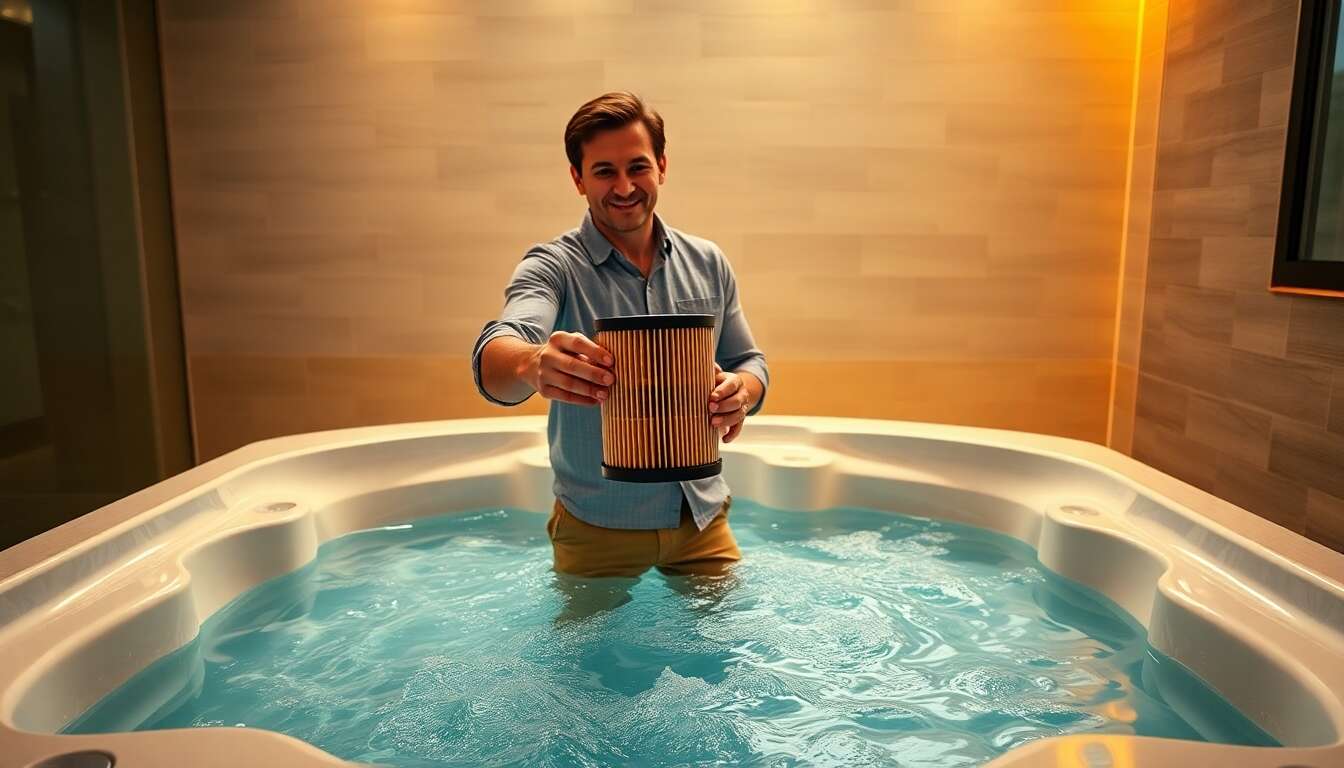 Nettoyer r&eacute;guli&egrave;rement le spa et ses filtres