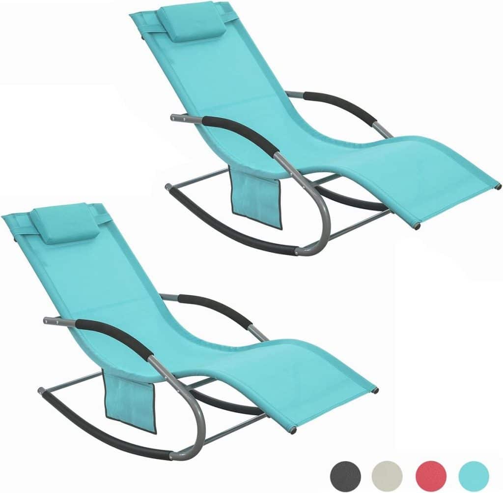 Test : chaises longues SoBuy OGS28-HBx2, confort et style en extérieur