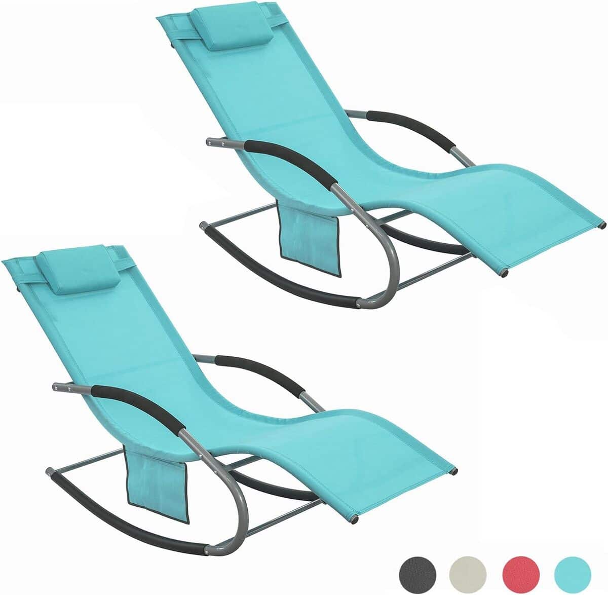Test : chaises longues SoBuy OGS28-HBx2, confort et style en extérieur
