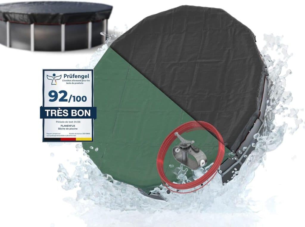 Test de la bâche piscine Planenfux : protection solaire et résistance