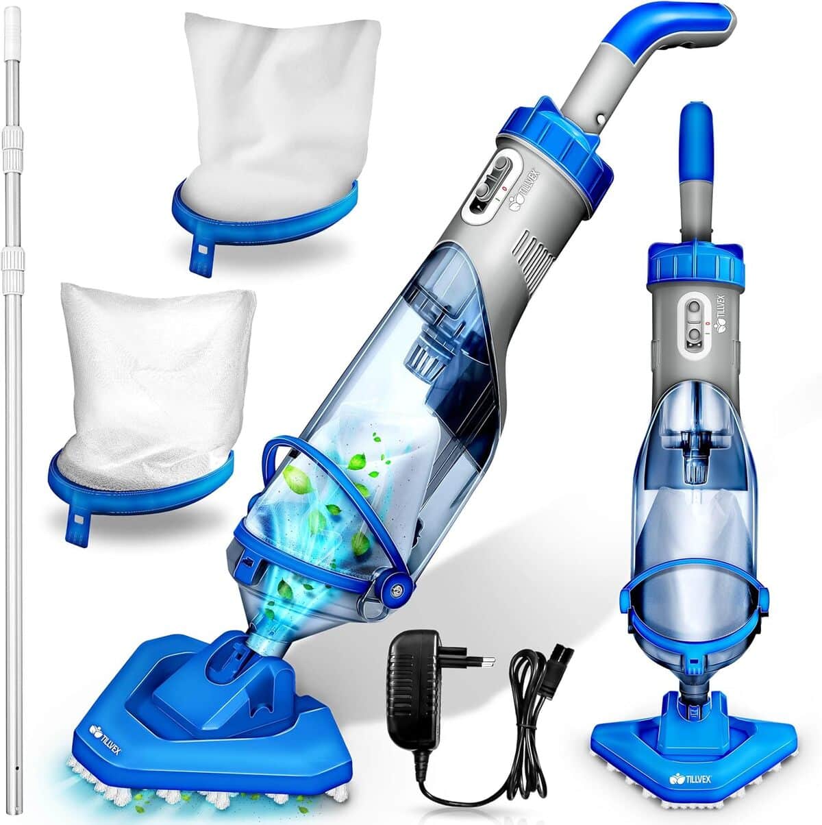 Test de l'aspirateur de piscine tillvex avec batterie : efficacité et autonomie