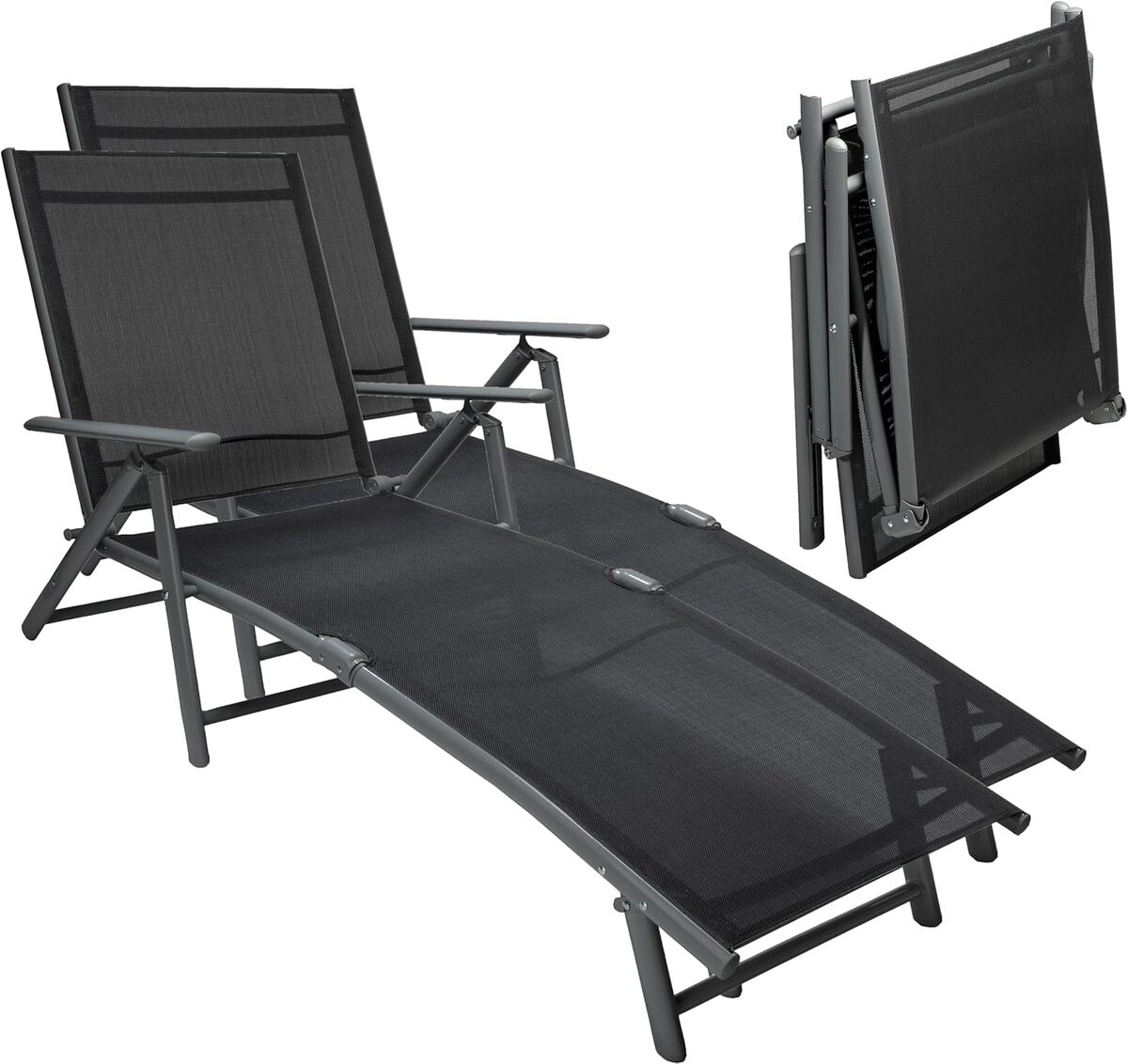 Test des chaises longues pliables Sunnypillow : confort et praticité