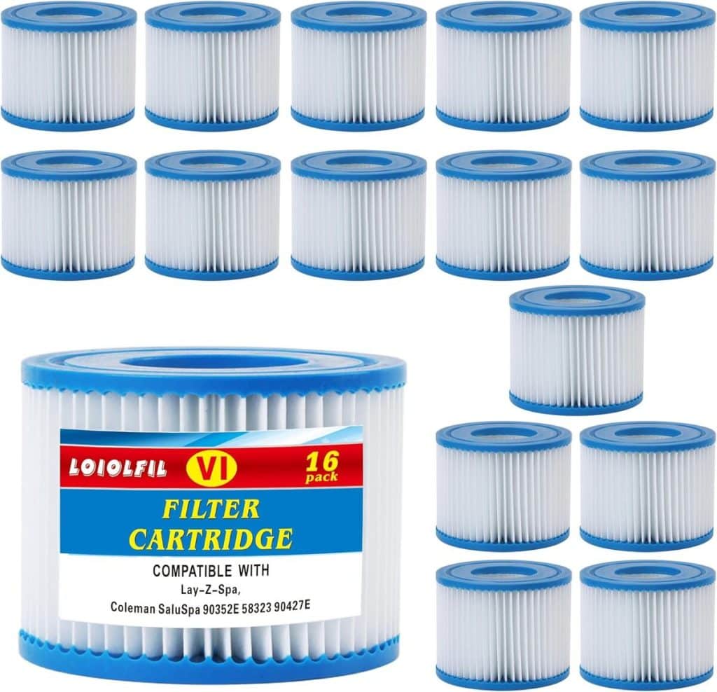 Test des filtres de spa LOIOLFIL vi (16 pièces)