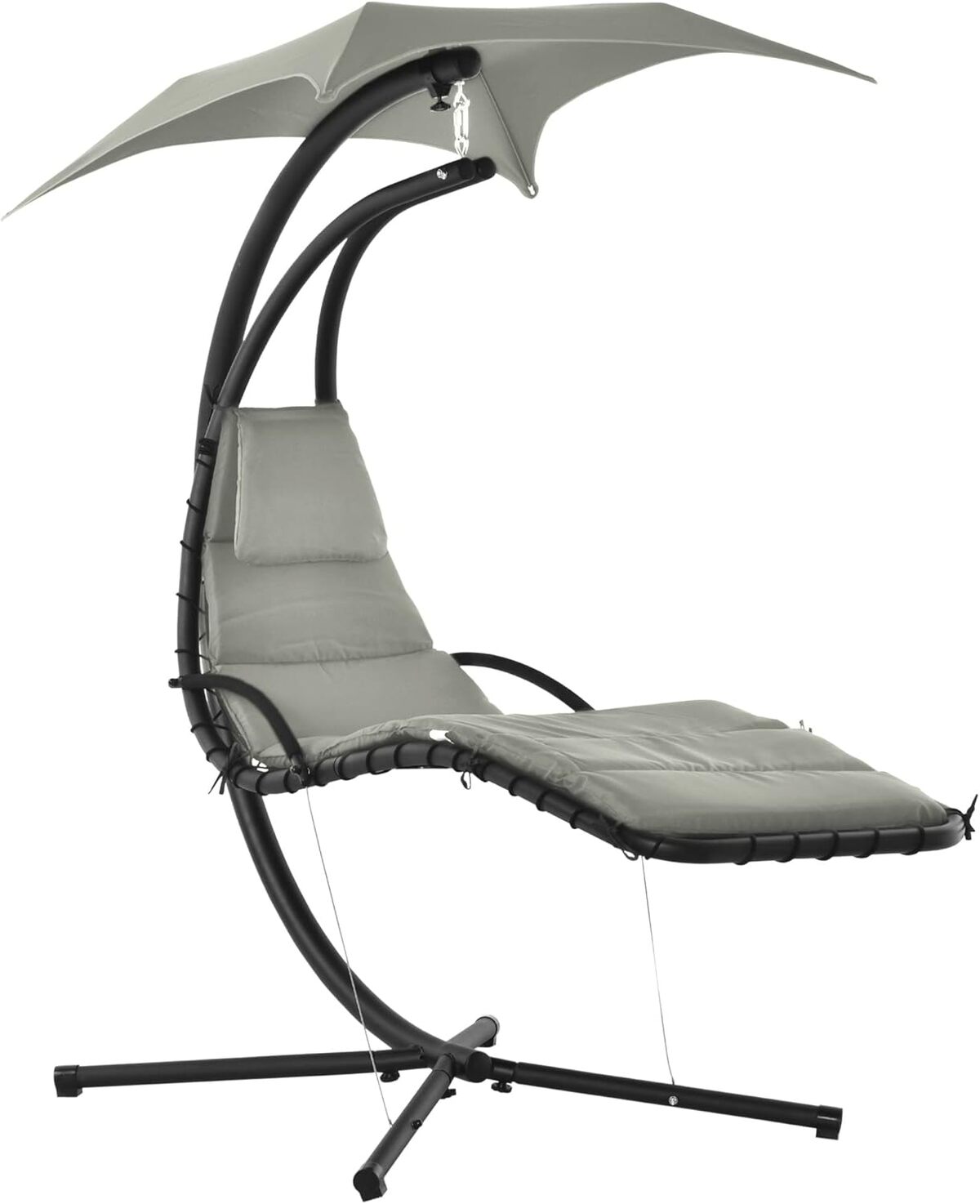 Test du bain de soleil suspendu Outsunny, design moderne et confort optimal