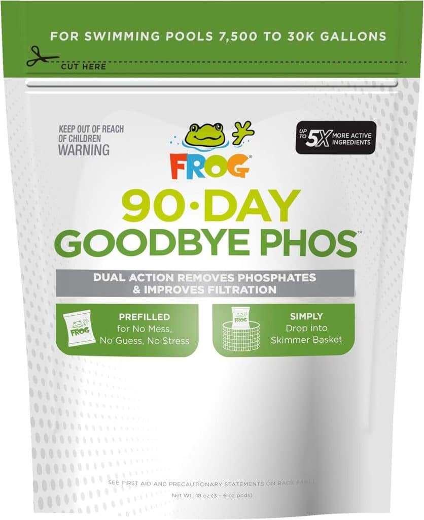 Test du FROG 90 Day Goodbye Phos : entretien de piscine optimal