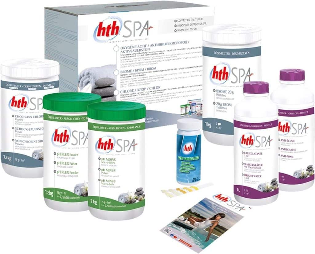 Test du kit de traitement brome Happy Garden pour spa gonflable