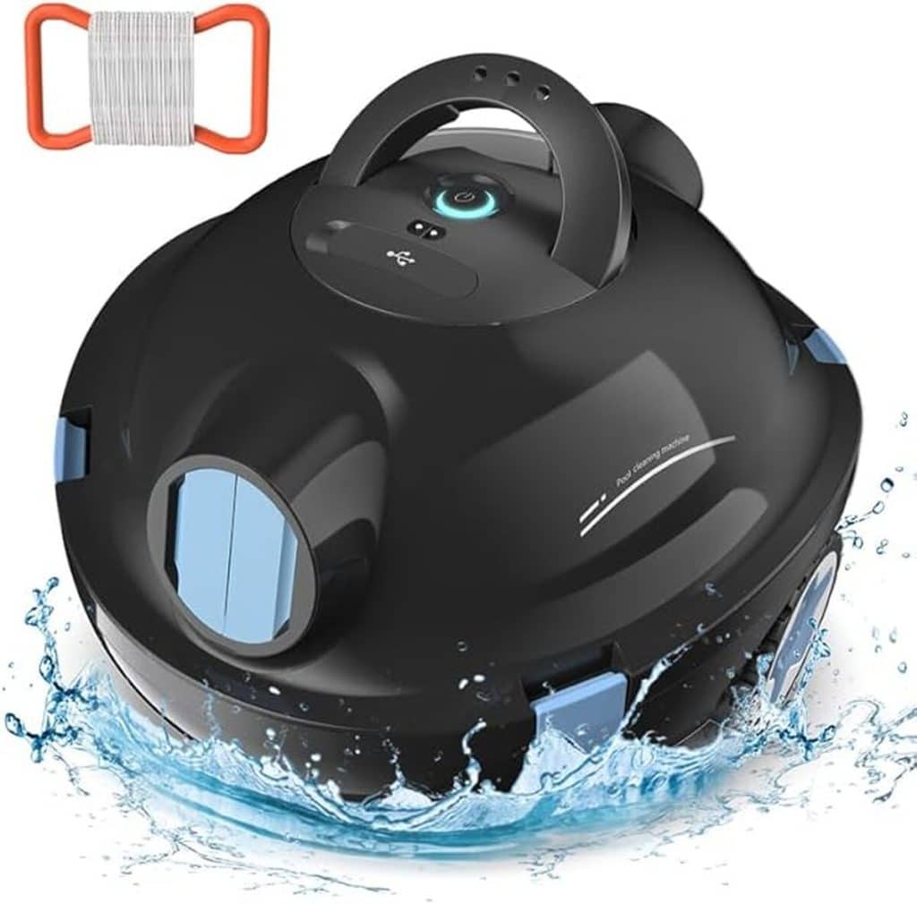 Test du robot nettoyeur de piscine sans fil : puissant et autonome