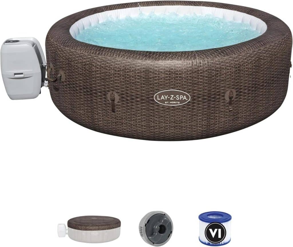 Test du spa gonflable Bestway LAY-Z-SPA St Moritz Airjet