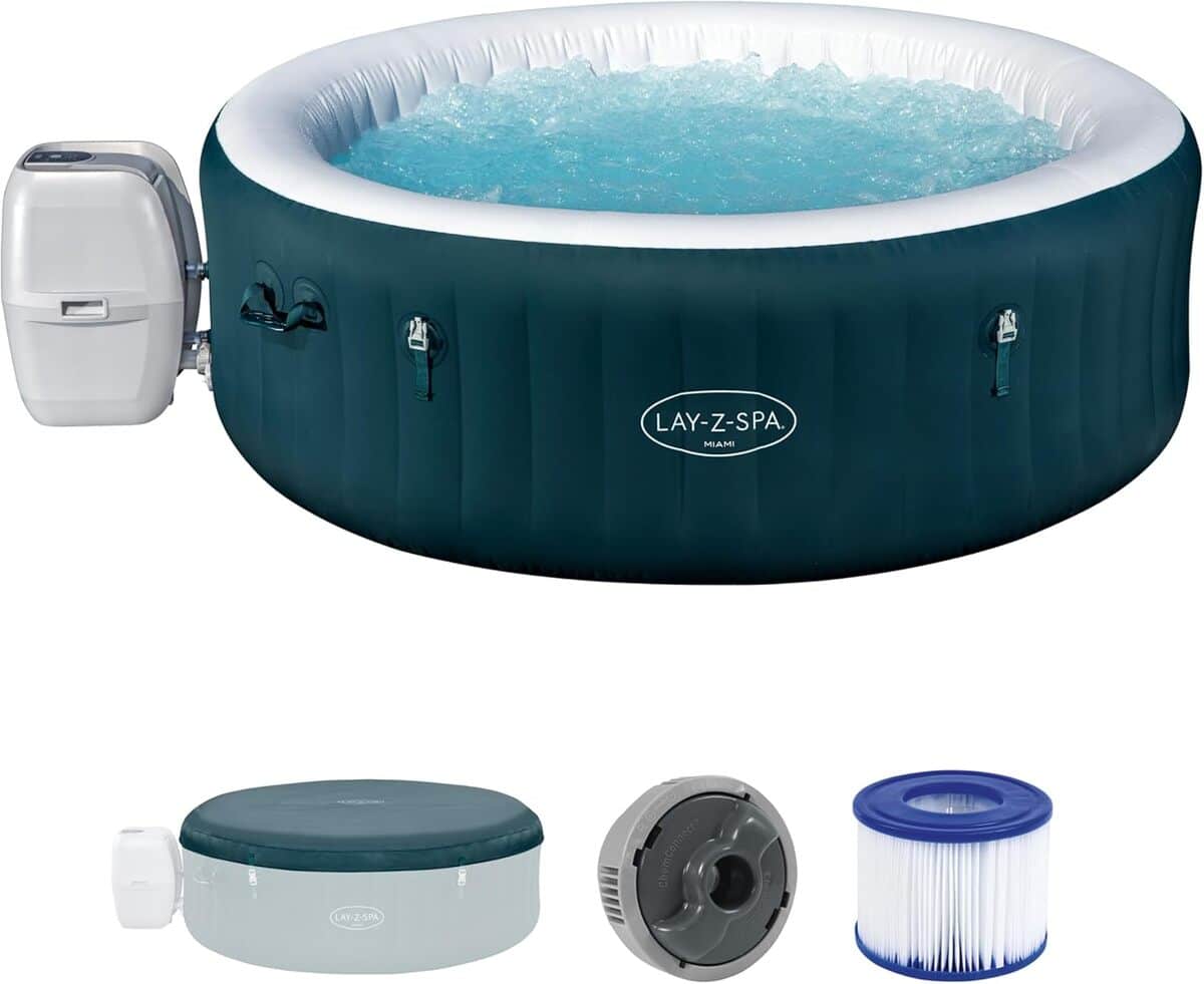 Test du spa gonflable Bestway Miami AirJet : performance énergétique pour 4 à 6 personnes