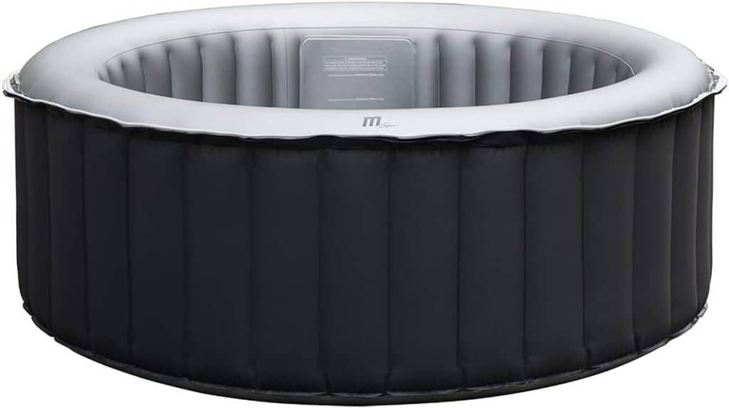 Test du spa gonflable MSpa Silver Cloud 6 places gris