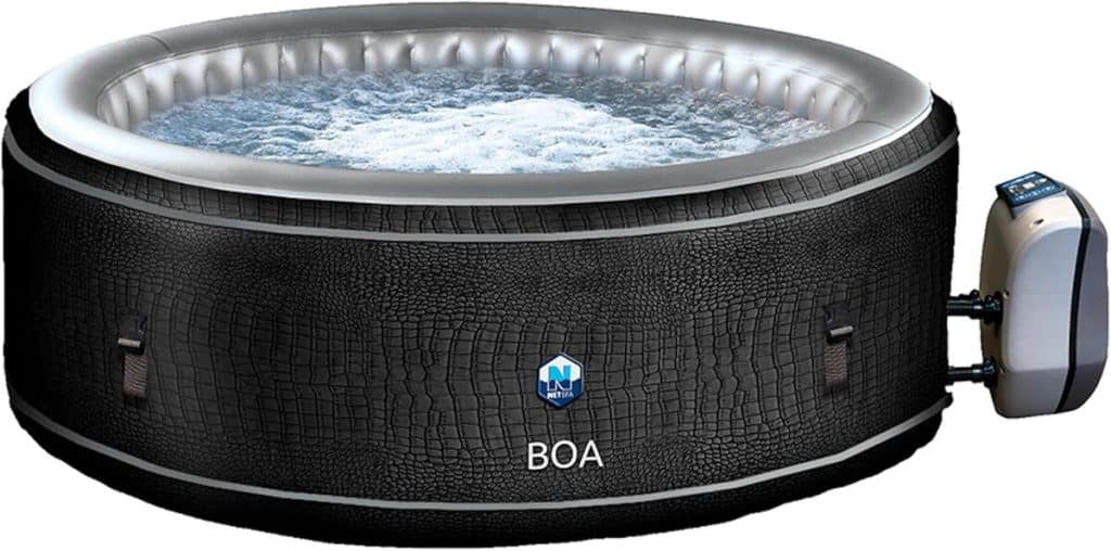 Test du spa gonflable Netspa SP-BOA155B XL : luxe pour 5-6 personnes
