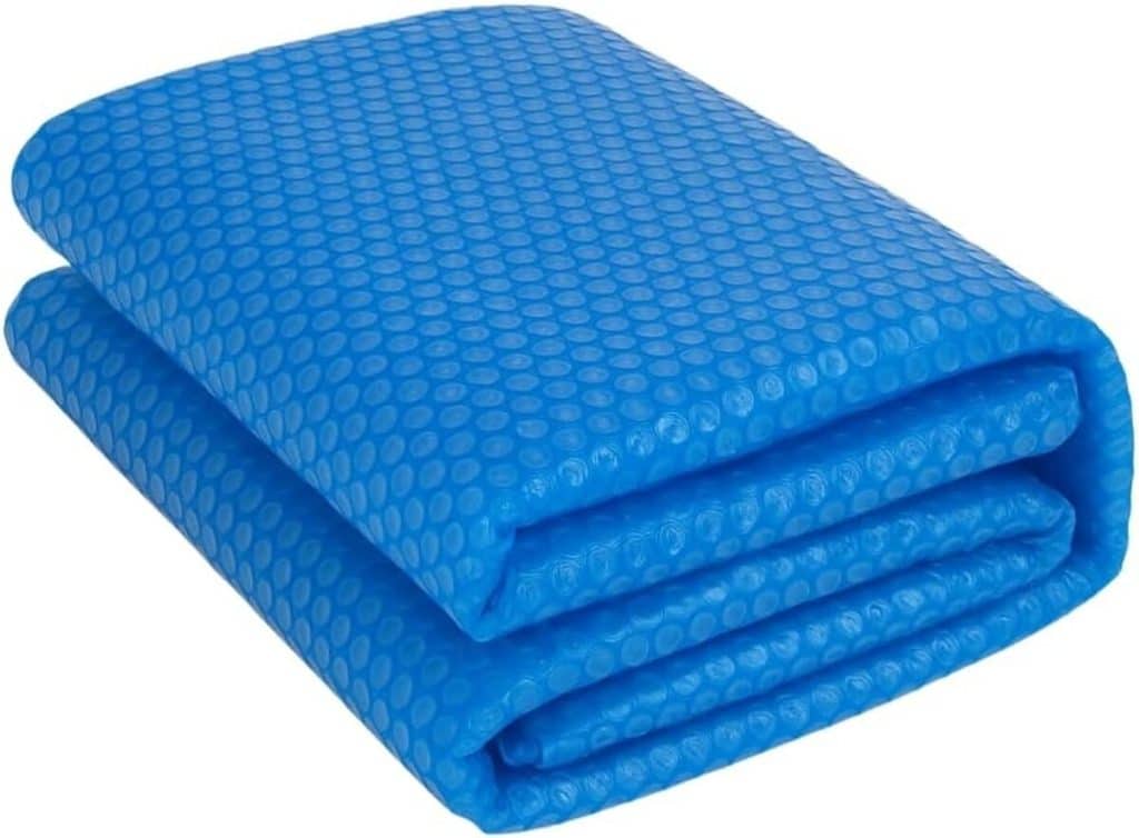 Test : terre jardin bâche à bulles piscine 400 microns – 10 x 5