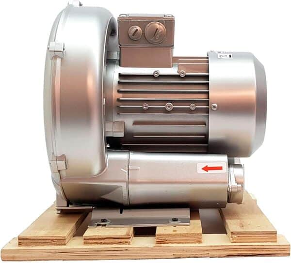 Pompe soufflante monophasée, pompe à eau pour injection d'air, pompe à eau pour piscine, jacuzzi, spa, retrait d'engrais, pompe à air, pompe soufflante (1,7cv)…